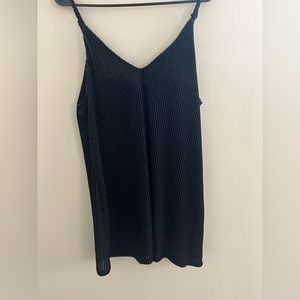 Black Velvet Mini Dress